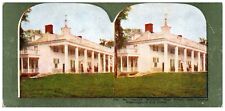 STEREOSCOPE MT VERNON MANSION  GENERAL GEORGE WASHINGTONS HOME  CARD 218 picture