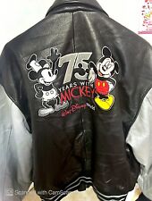 🎡WALT DISNEY WORLD Celebrating 75 years with Mickey Leather Jacket picture