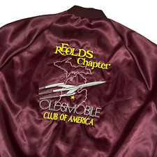 VINTAGE OLDSMOBILE CLUB OF AMERICA R.E. OLDS CHAPTER JACKET - SIZE MEDIUM picture
