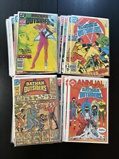 HUGE LOT OF 50 Batman And The Outsiders Comic Books Sleeved & Boarded Copper Age picture