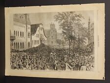 Harper's Weekly 1875 Sketch The Revivalists in Brooklyn  A14#88 picture