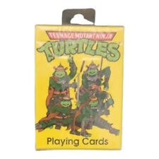 Vintage Sealed Deck of Teenage Mutant Ninja Turtles Playing Cards 1990 W/ Box picture