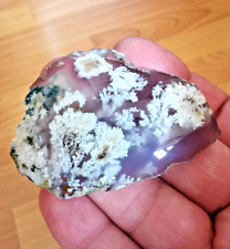 Slab Purple Plume Agate. High Quality Polished, 100% Natural picture