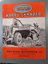 1935 Gar Wood Karry-Skraper Brochure Form I-102 picture