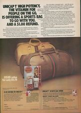 1978 Unicap T High Potency Vitamin Sports Bag Offer Refund Vintage Print Ad SI2 picture