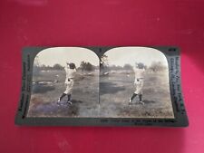 Antique Photo Bobby Jones Golfing Stereo View picture