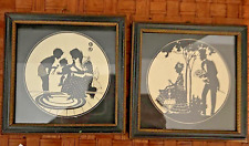PAIR Vintage Silhouettes Reliance Products Couple Courtship, Mother & Children picture