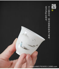 白瓷功夫茶具套装Chinese kiln white porcelain Kung Fu Tea Set Business Gift picture
