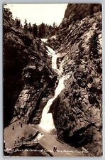 Seven Falls. So. Cheyenne Canon. Sanborn Photo Colorado Real Photo Postcard RPPC picture