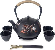 Kendal 7-pieces Japanese Cast Iron Pot Tea Set 40oz w/ Cups Trivet and Infuser picture