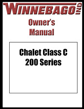 2010 Winnebago Chalet Class C 200 Series Home Owners Operation Manual User Guide picture