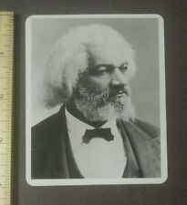 Civil War Union Frederick Douglass Ex-Slave Writer Editor Knowledge Card Vintage picture
