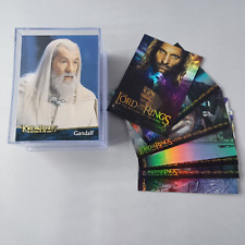 Lord Of The RIngs Return King Base Set 1-90+7 Inserts Cards LOTR Topps 2003 Case picture