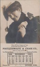 Postlethwaite Chase 1908 November Calendar Natchez Mississippi RPPC Postcard picture