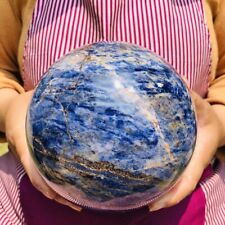 8.36LB Natural Blue striped stone Sphere Crystal Quartz Ball Healing 1103 picture