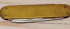 VTG gold & silver tone signed Rostfrei pocketknife 2.25