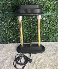 VINTAGE PORTABLE BANKERS  LAMP WITH HALOGEN LIGHTING Needs Bulb picture