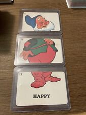 Vintage Rare Walt Disney Productions 🎥 Card Game Snow White Happy Playing Cards picture