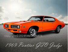 1969 Pontiac GTO Judge Muscle Car Premium Glossy Photo Print 8