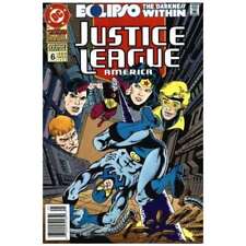 Justice League Annual #6  - 1987 series DC comics NM minus [r] picture