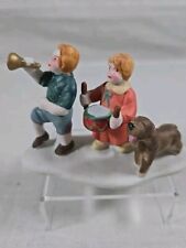 Lemax Dickensvale Christmas Village Vintage 1993 Porcelain Amature Musicians  picture