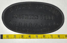 Vintage Civil War Era USS CAIRO Cookstove Name Plate South Bend Replicas picture