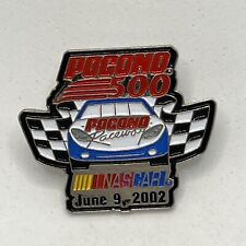 2002 Pocono 500 Long Pond Pennsylvania Raceway NASCAR Race Racing Lapel Hat Pin picture
