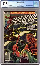 Daredevil #168N Newsstand Variant CGC 7.5 1981 2125046010 picture
