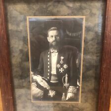 Admiral with metals, Belgium, 1924 nicely framed￼ picture