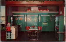 1950s NORTON, Kansas Car Dealer Postcard BROOKS MOTOR COMPANY Waiting Room View picture