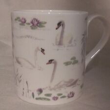 Nina Campbell Bone China Swan Mug With Water Lilies  picture