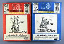 ABC WORLD AIRWAYS GUIDE JULY 1980 AIRLINE TIMETABLE GULF AIR UTA JAT TAROM MEA picture