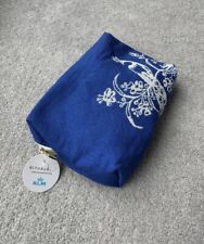 KLM Airlines Rituals Amenity Kit Blue Dutch Business Class Designer Clutch Bag picture