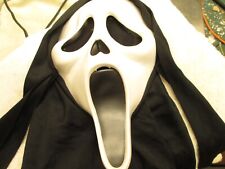 Vintage 2011 Scream Ghost Face w/ shroud head covering lightly used very clean. picture