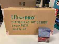 1000 Ultra Pro Regular 3x4 Toploaders sealed case Brand New top loaders 81222 picture