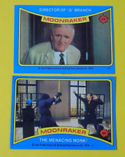 (2) 1979 Topps MOONRAKER James Bond 007 Trading Cards #43 & #44 picture