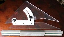 Charrette Triangular Architectural Ruler No 600 + Angle Finder Protractor 5700 picture