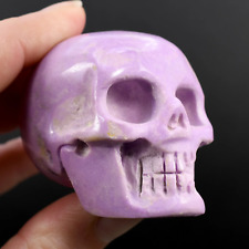 2.3in 107g Phosphosiderite Carved Crystal Skull, Peru picture
