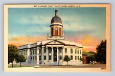 Murphy NC-North Carolina, Cherokee County Court House, Vintage Postcard picture