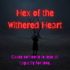 Hex of the Withered Heart - Powerful Black Magic Curse to Erase Love picture