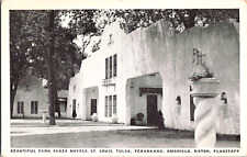 Vintage C. 1930's Beautiful Park Plaza Motels Flagstaff Arizona Postcard picture