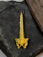 Vintage  Spine Backbone Skeleton Key Ring💀🔥 picture