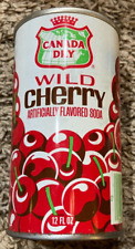 VINTAGE CANADA DRY WILD CHERRY SODA STEEL PULL TAB CAN picture
