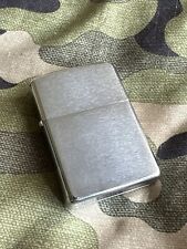1970 Classic Vintage Zippo Lighter - Brushed Chrome Finish - Solid Fuel Cell picture