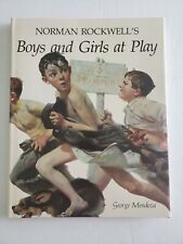 Signed Norman Rockwell Book BOYS AND GIRLS AT PLAY Letter Included picture