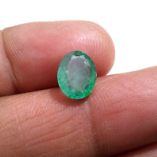 AA+ Gorgeous Zambian Emerald Oval Shape 2.80 Crt Green Faceted Loose Gemstone picture
