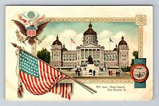 Des Moines IA-Iowa, Iowa State Capital Building, Vintage Postcard picture