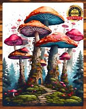 Magic Mushrooms - Psychedelic - 1970s - Metal Sign 11 x 14 picture