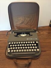 Vintage 1958-1960 Smith-Corona Skyriter portable typewriter With Soft Case  picture