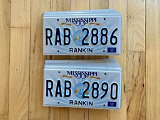 50 Mississippi Guitar License Plates In Good Condition picture
